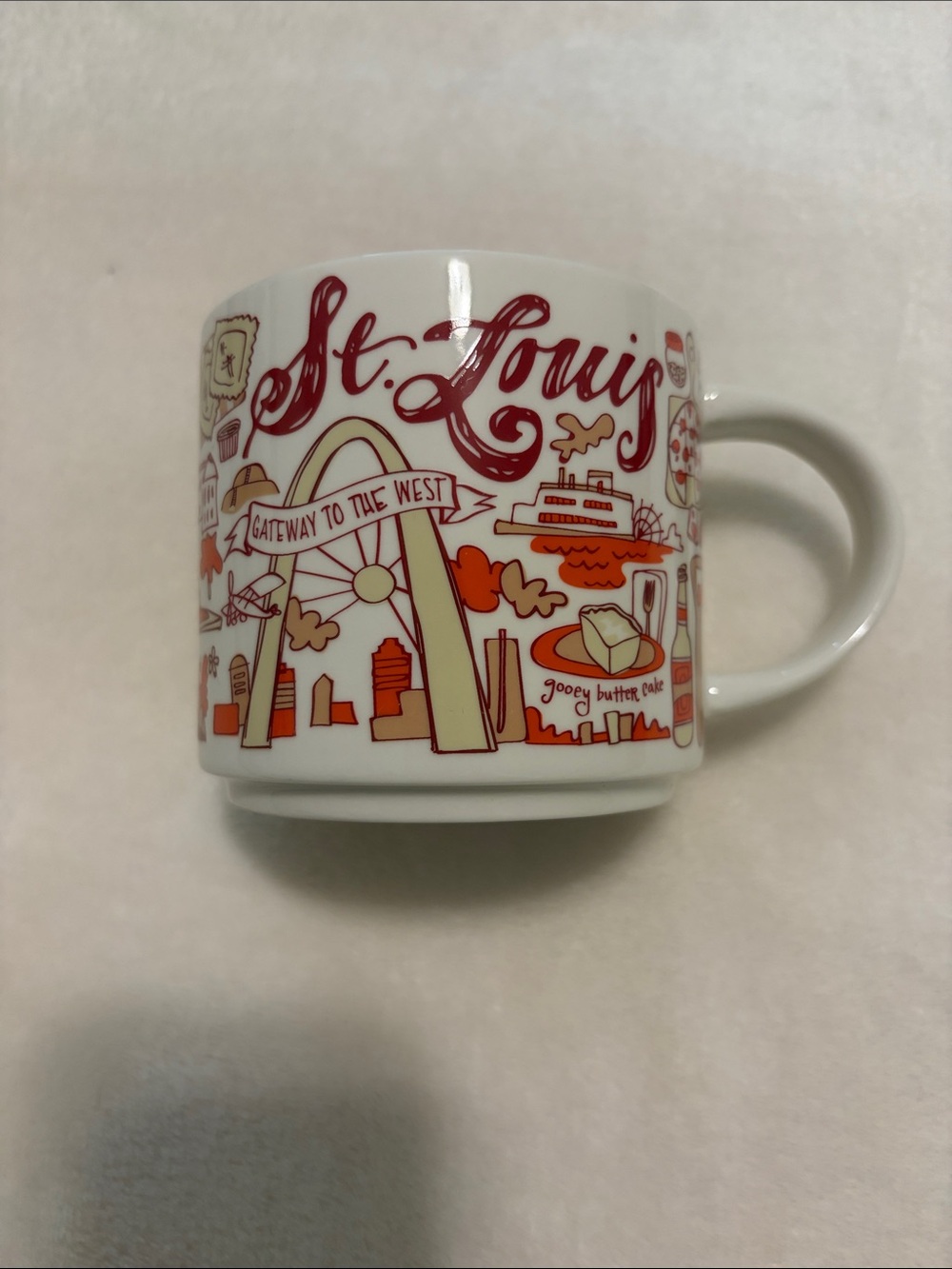 STARBUCKS St. Louis Illustrated Ceramic Coffee Mug